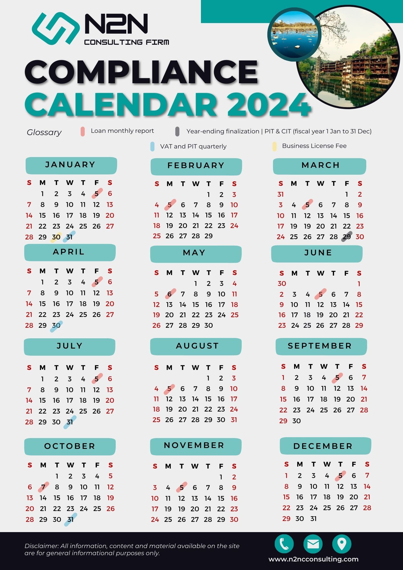 Compliance Calendar FY2024 N2NC